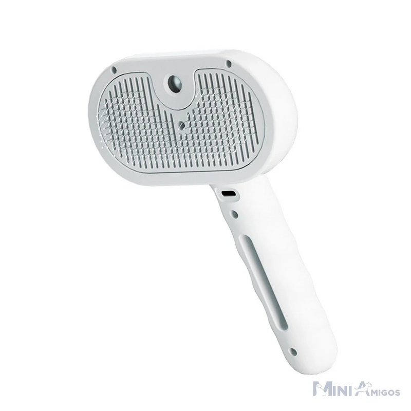 NimbusPet, escova 2 em 1 com vapor e autolimpeza